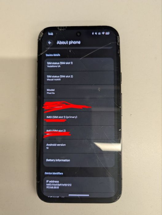 Google Pixel 8a 8/128GB – Стан хороший, 120 Гц, AI-камера