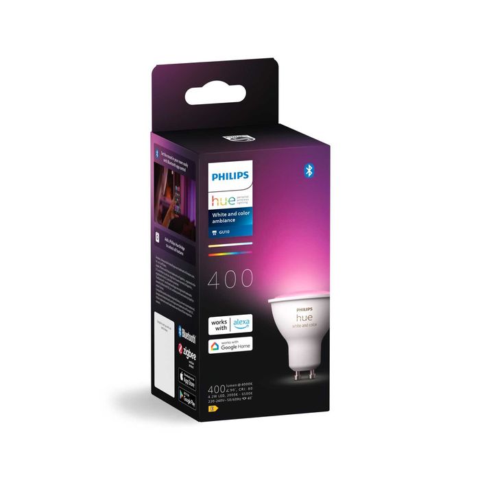 1x Żarówka LED Philips Hue White and Colour Ambiance GU10 400lm