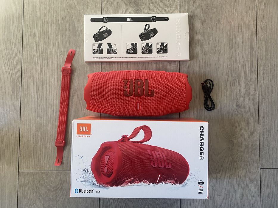 Nowy Oryginalny głośnik JBL Charge 6 Kolor Czerwony Okazja JBL Charge6