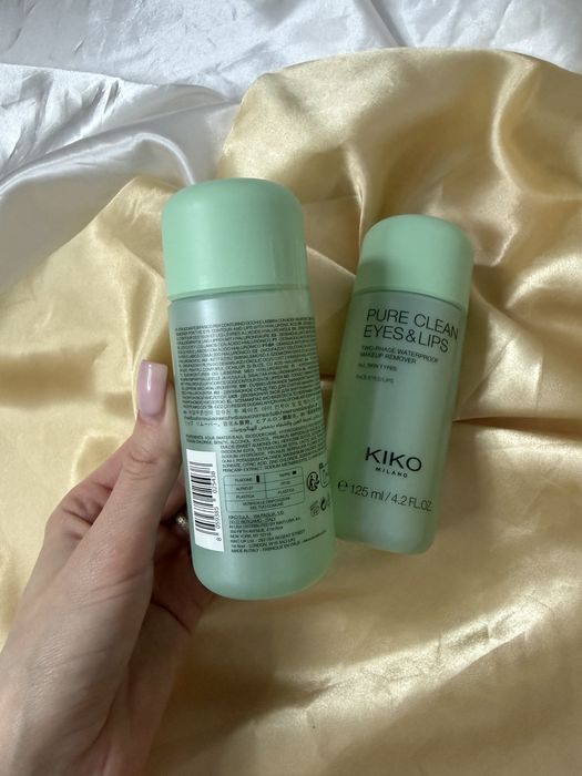 Міцелярна вода pure clean eyes & lips kiko milano кіко мілано
