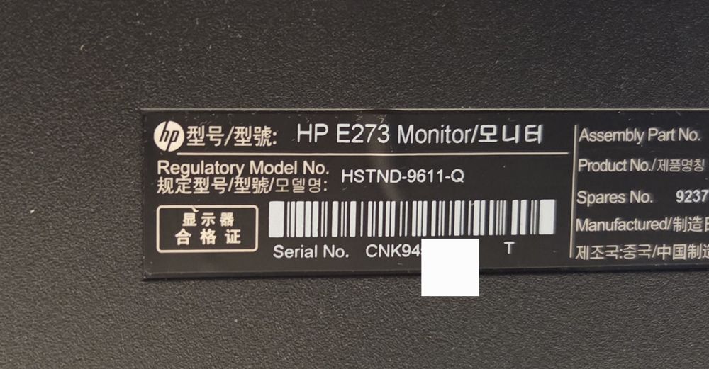 Monitor HP 27 polegadas