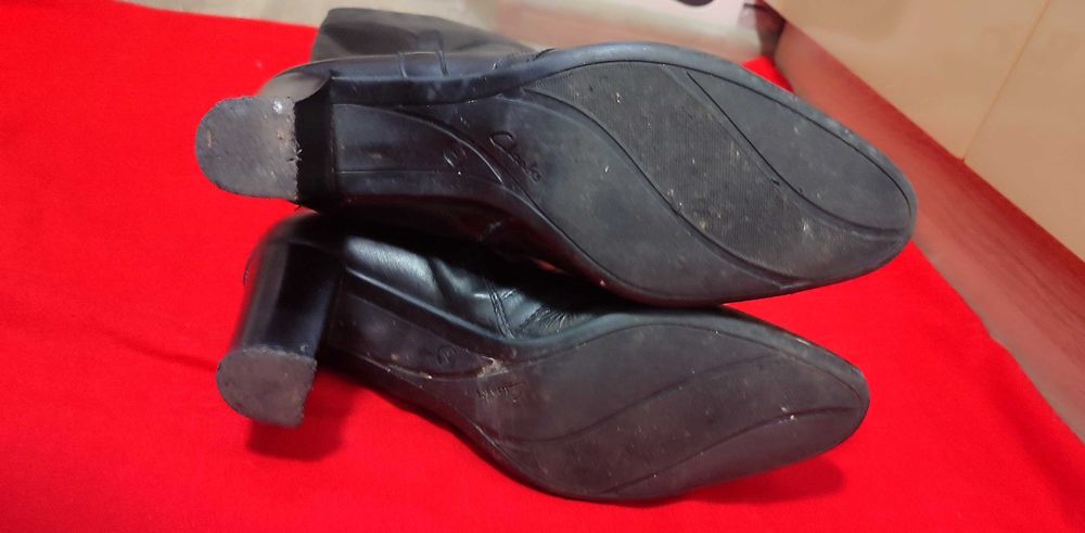 Сапоги женские “Clarks”Англия кожа р.41 б у демисезонные