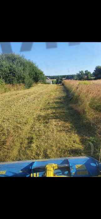 Koszenie kosiarką bijakową, Wycinka drzew, koszenie trawy