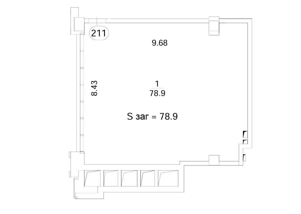 Продаж фасадного комерційного приміщення ЖК Бульвар Фонтанів Печерськ