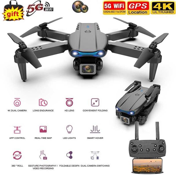 Dron E99 Pro Quadcopter HD 6K Fotografia
