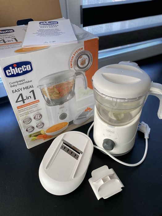 Пароварка-блендер chicco easy meal 4в1