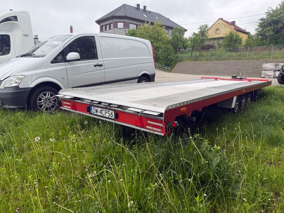 BFZ Przyczepa 3 osie, 3.5T DMC, wciągarka, zamiana