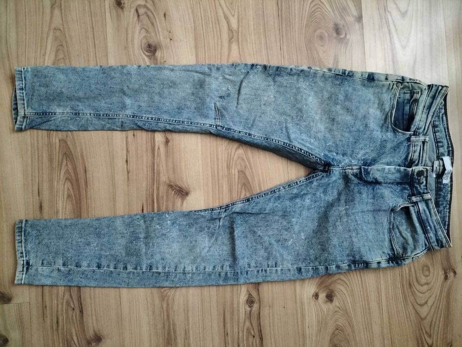 Spodnie dżinsy męskie Slim