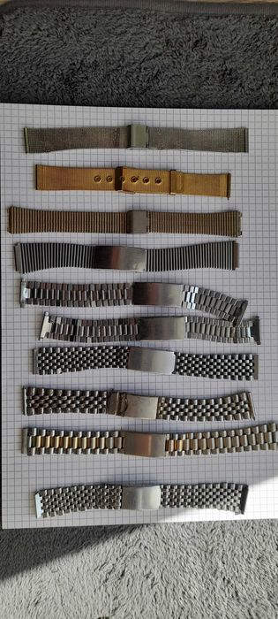 Bransolety zapinane do zegarków