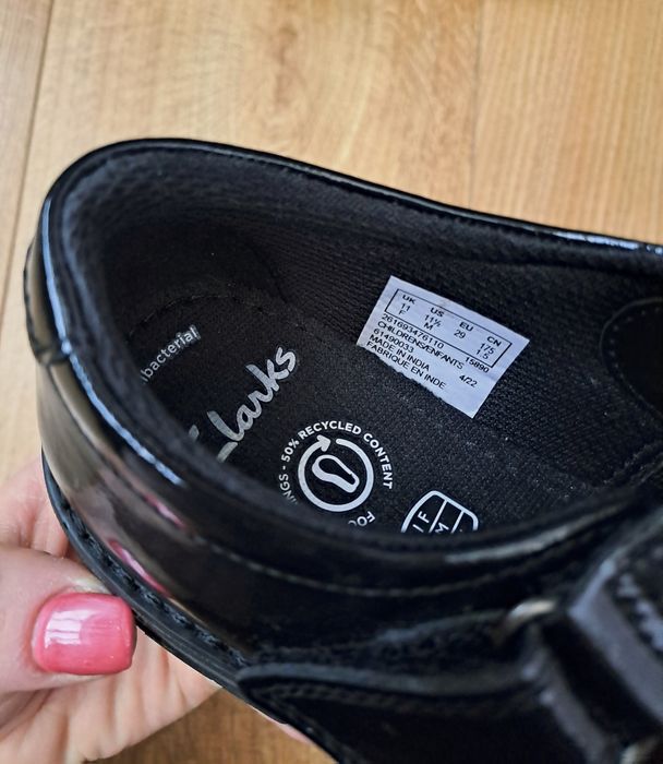 Чёрные лаковые туфли туфельки для девочки