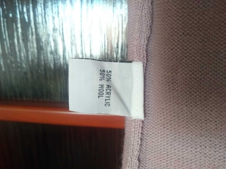 Elegancki damski podkoszulek / top, 50% Wełna (Merino), Roz. S/M