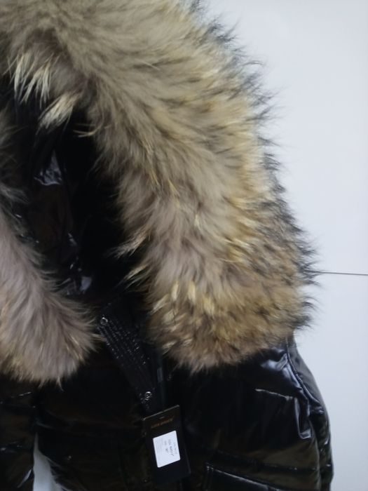 Kurtka jenot puchowa exkluzywna Butik Nowa okazja