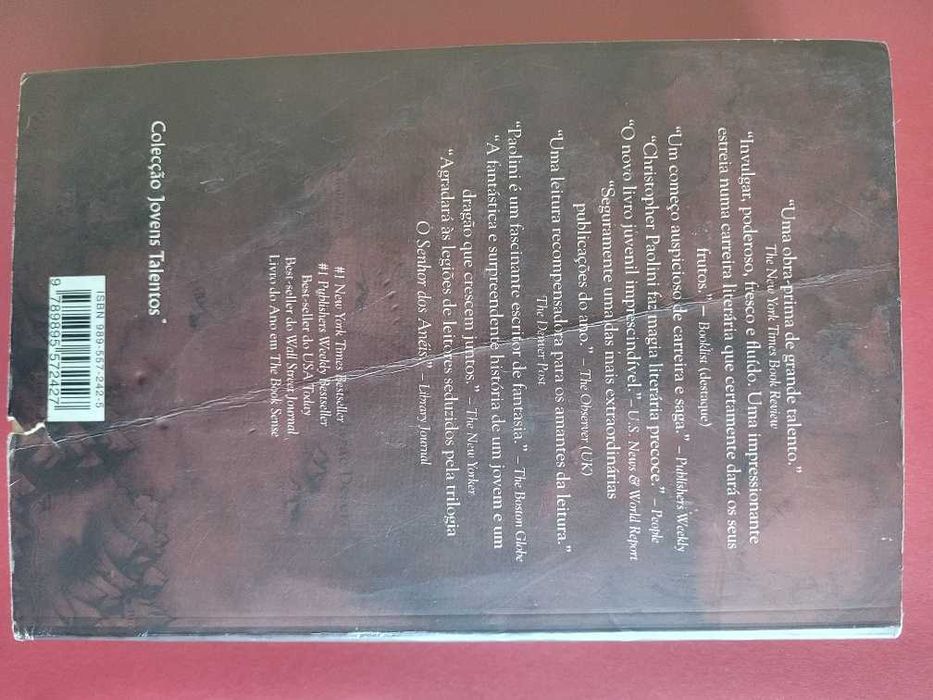 Eldest Saga Ciclo da Herança Livro 2 Christopher Paolini (Portes incl)