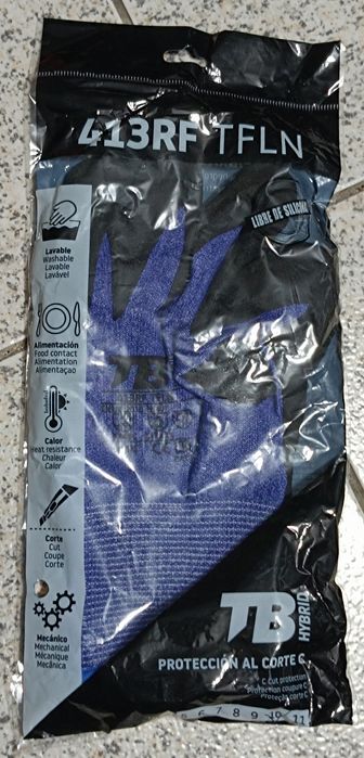 Luvas de proteção Anti Corte " TB 413RF" (NOVAS DENTRO DE EMBALAGEM)