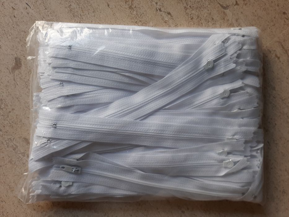 Fechos de correr, 18cm (saco fechado)
