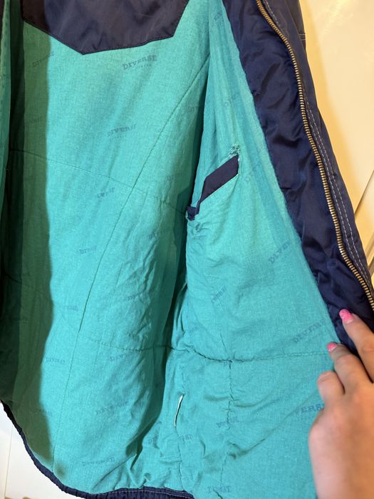 Używana męska kurtka, wymaga naprawy, rozmiar XL, Firma Diverse