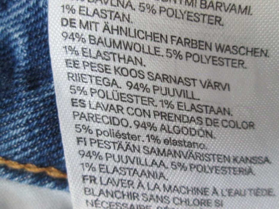 H&M divided spodnie dżinsy jeansy wysoki stan 36 s