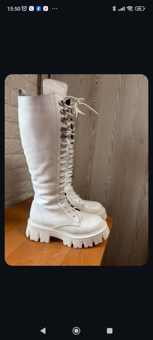 Сапоги, берци зима , шкіряні
