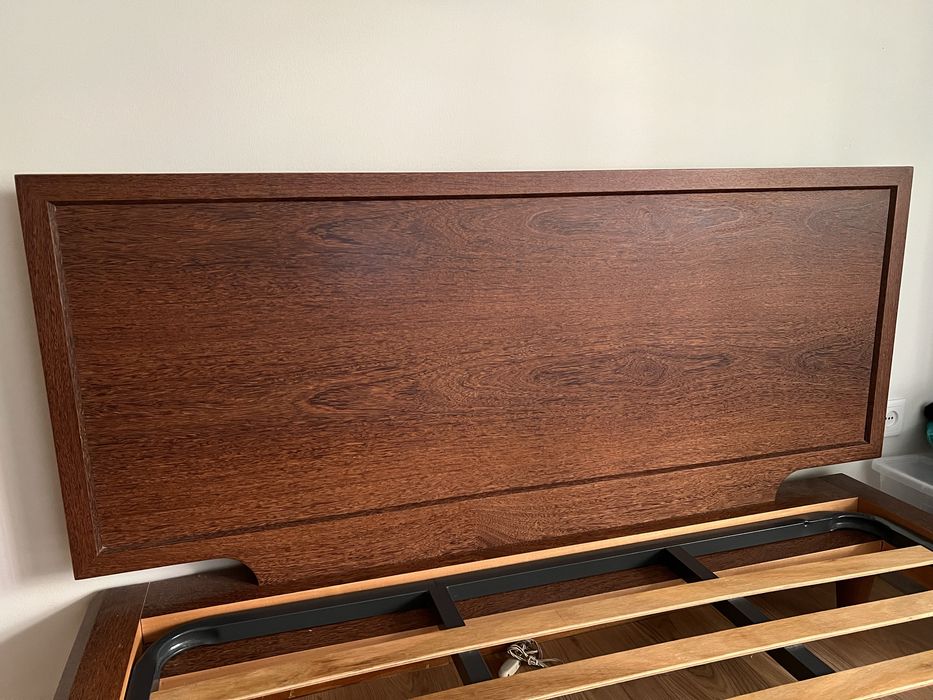 Cama de Casal em Madeira Sucupira + Colchão como Novo (Venda em Separado ou Conjunto)