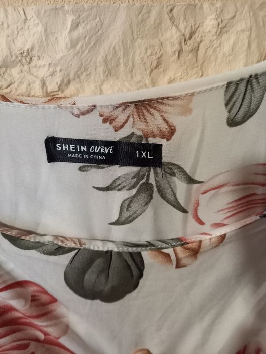 Sukienka maxi w kwiaty, Shein Curve, roz 1Xl