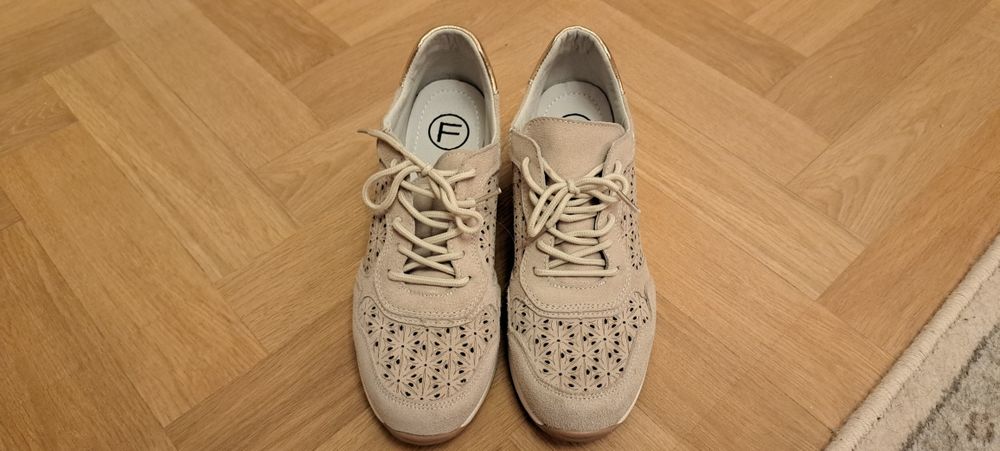 FILIPPO skórzane sneakersy