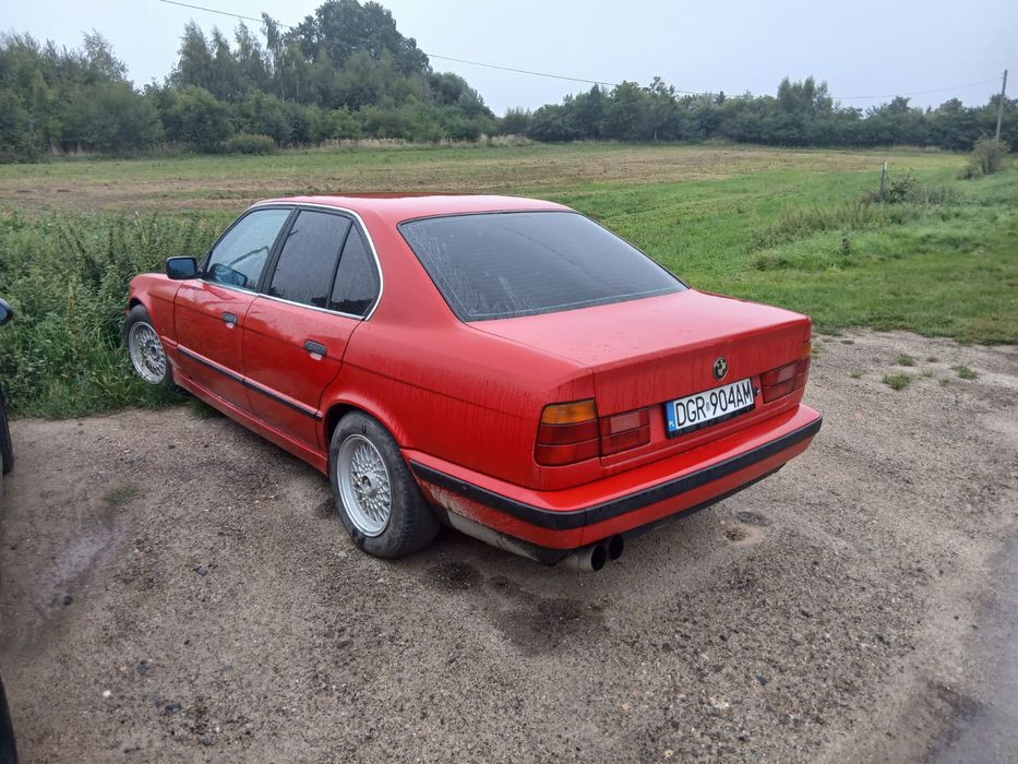 BMW E34 2.0 r6 klimatyzacja hellrot skóry