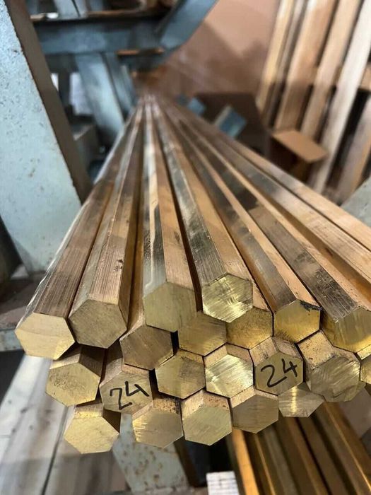 ЛАТУНЬ: прути, листи, шестигранники латунні ЛС59 та Л63