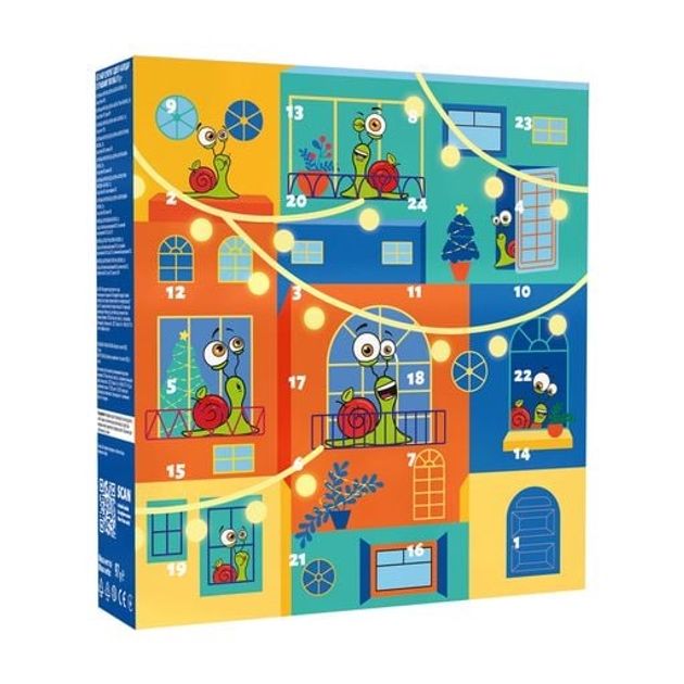 Набір цукерок Bob Snail Адвент-календар з іграшкою