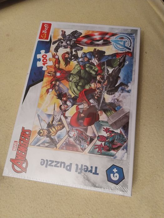 Nowe zafoliowane puzzle avengers