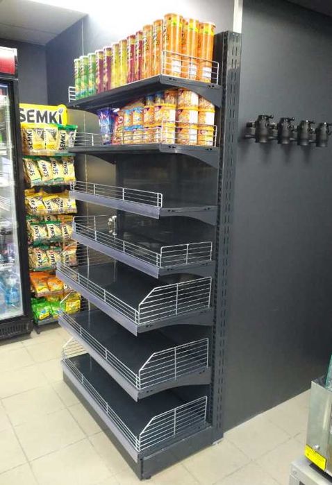 Стелаж пристінний торговий для магазину
