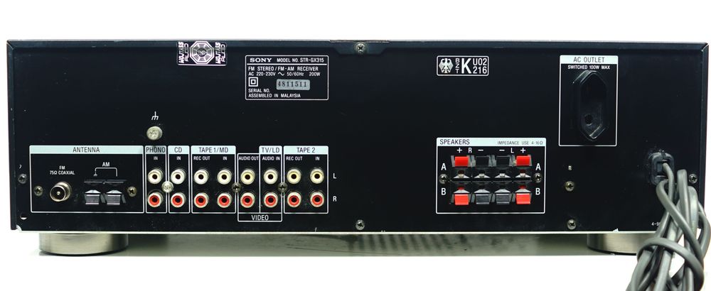 Amplituner SONY STR-GX315 Phono A/B Stereo/Quadro