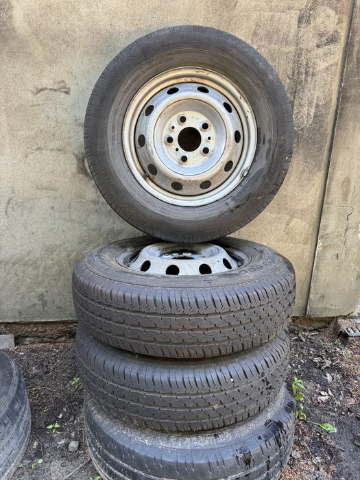 Koła felgi stalowe FIAT Peugeot Citroen 5X130 16” opony