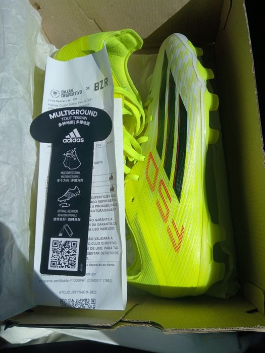 Chuteiras Adidas F50 Pro MG – Tamanho 42 2/3 (Como Novas) Aceito trocas por trotinete eletrica  e preço