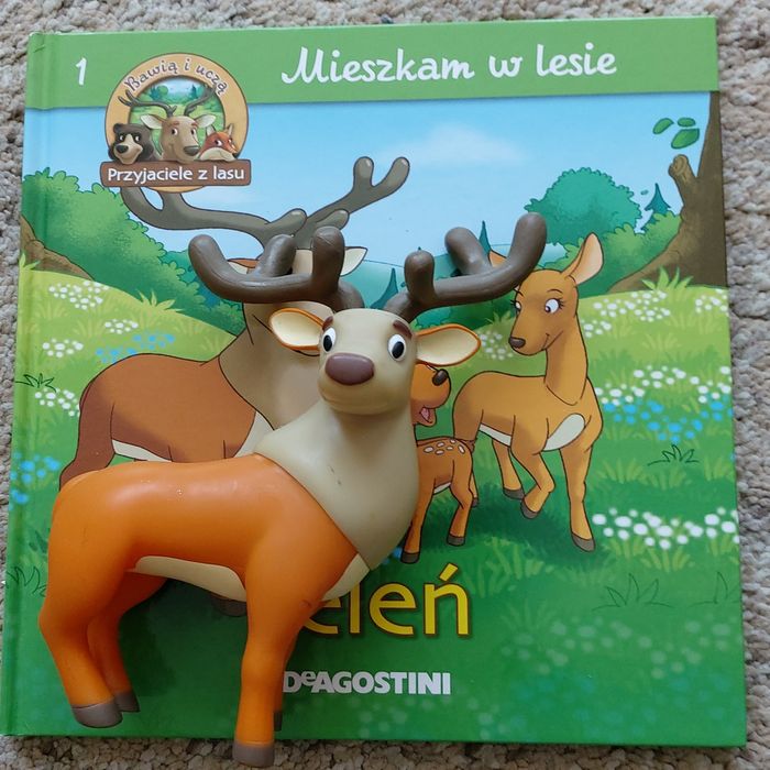 Książeczka Jeleń + figurka