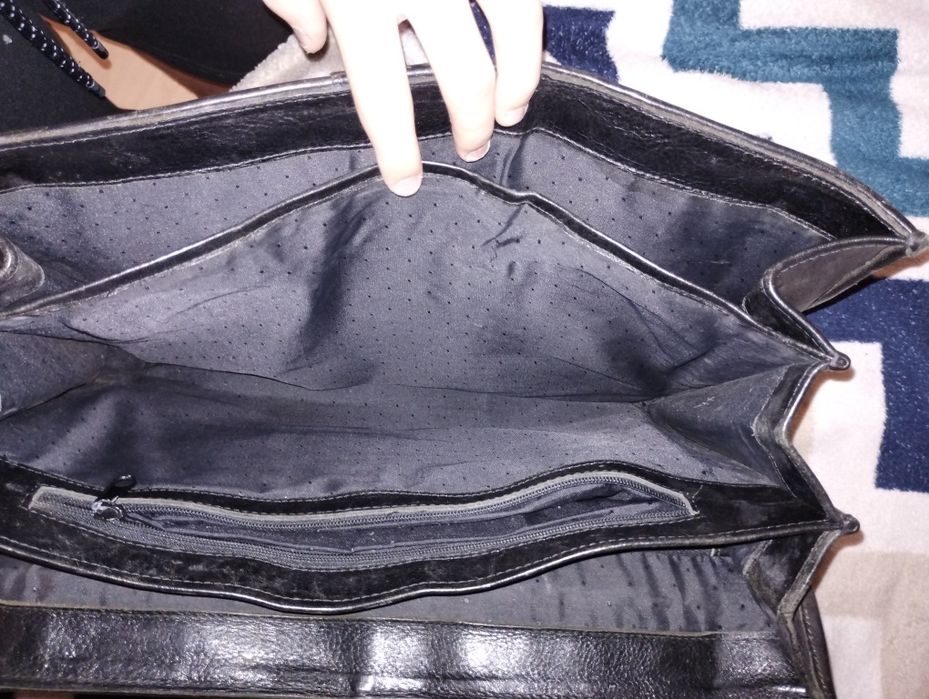 Stara teczka skórzana