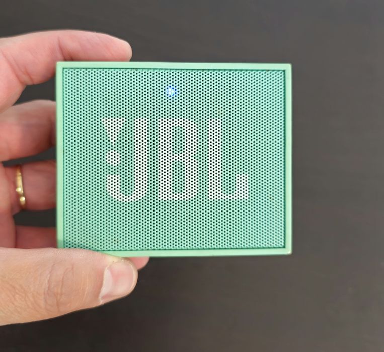 Coluna Bluetooth JBL GO – verde água