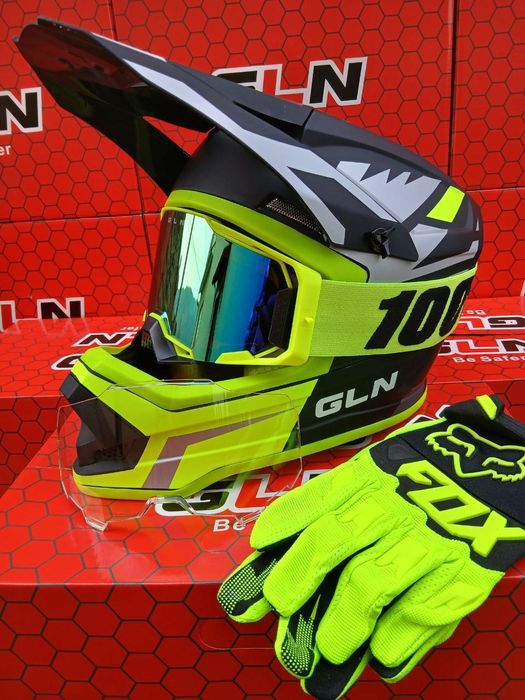 Мотошолом кросовий  шлем кроссовый  шолом для ендуро