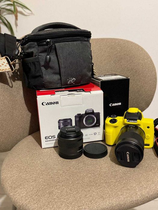 Canon EOS M50 Mark II | Zestaw Vlogger | Aparat cyfrowy + 2 Obiektywy