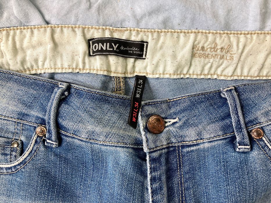 ONLY spodnie unisex przycierane W31/L34 jeans