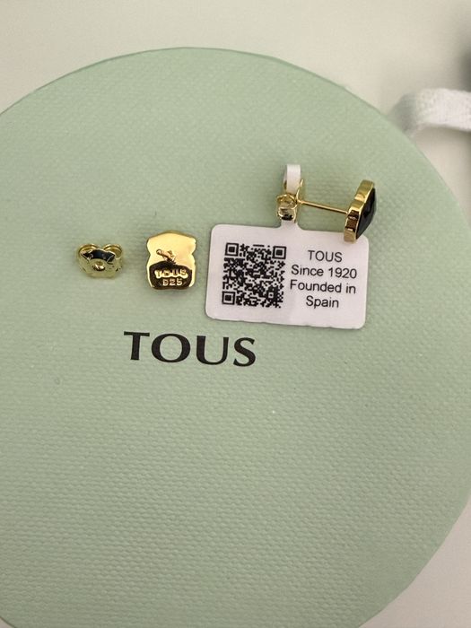 Kolczyki Tous zlote