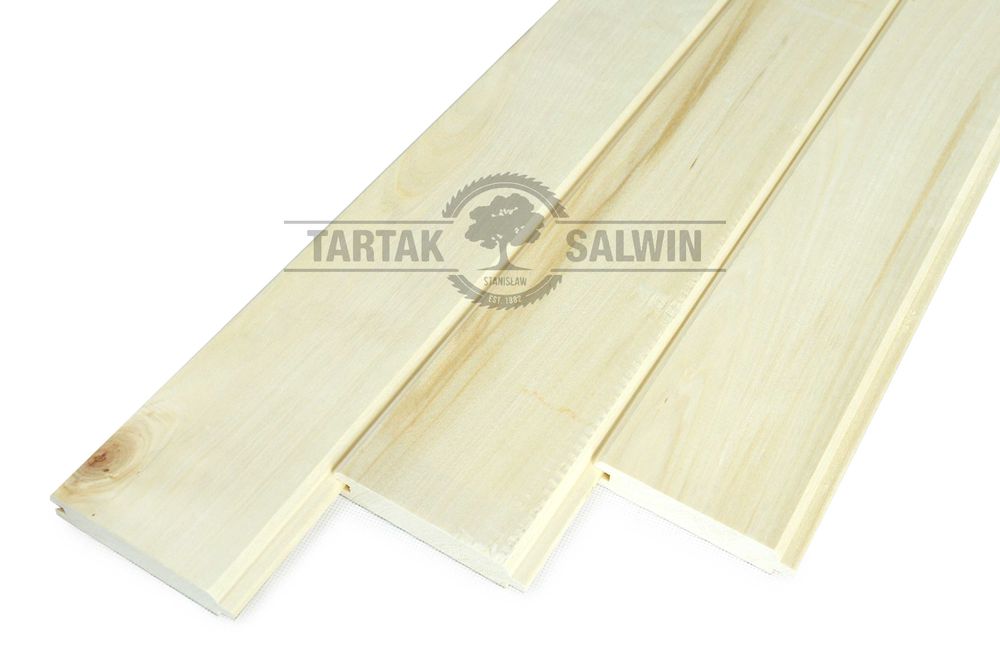 Deska OSIKA szalówka, podbitka do budowy saun