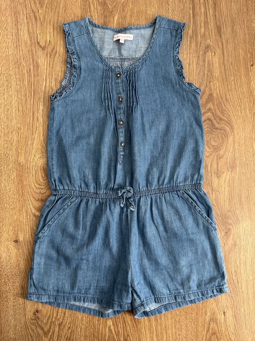 Kombinezon Jeansowy dla dziewczynki Rozmiar 128/134