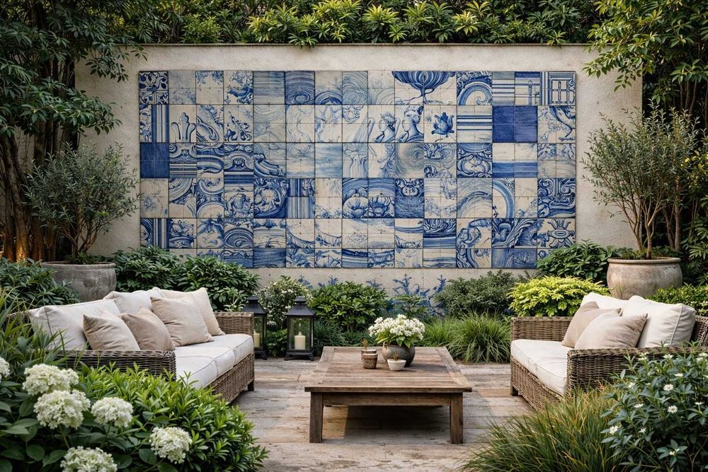 Azulejos Portugueses Sec. XX para Patchwork