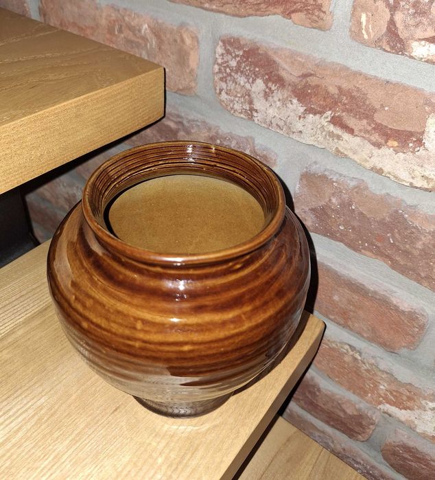 Oree Toscana brązowy wazon ceramiczny