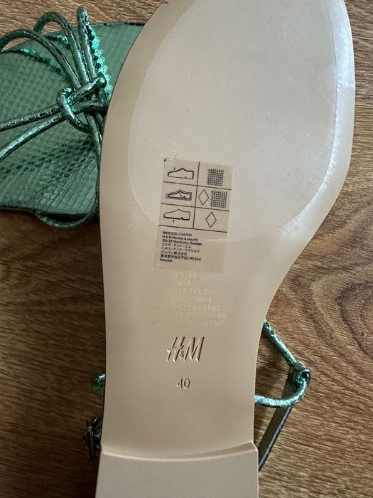 Sandałki H&M 40 stan idealny