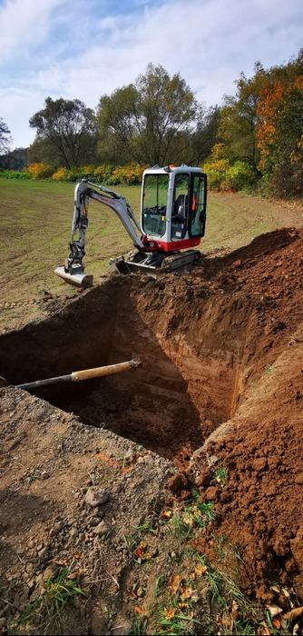 Usługi minikoparką 2t Kłodzko -Nowa Ruda-Ząbkowice