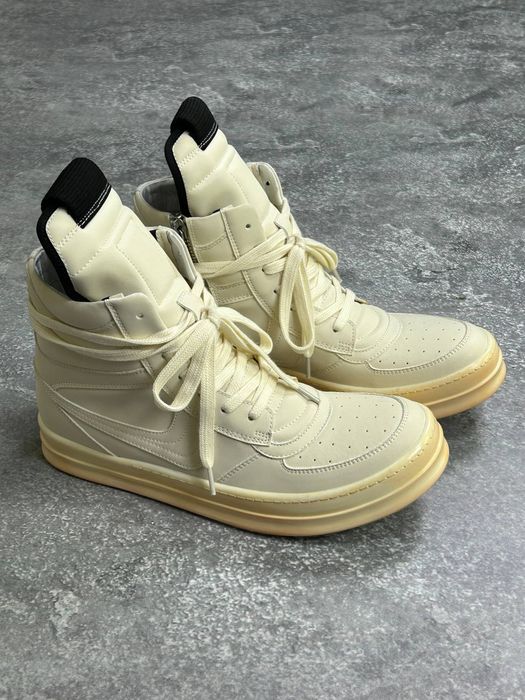 Rick owens jambo dunk 2008 white білі кросівки кроссовки кеди 44 43 42 41