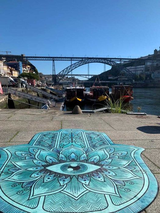 Tapete Mão de Fátima - Decoração - Meditação - Decor - Premium