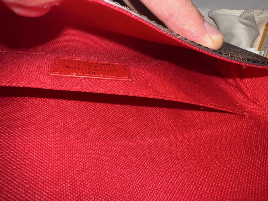 Torebka louis vuitton felicie pochette damier ebene