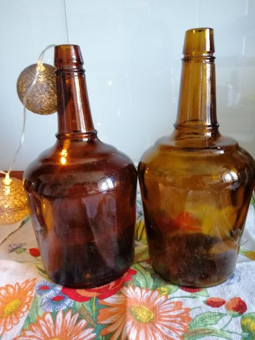 Butelki przedwojenne, Vintage , 2 szt. HD 2000